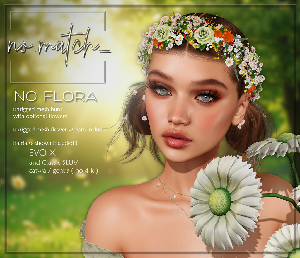 KawaiiFeedSL's tweet image. No Match: No Flora Hair @ Fameshed 〡Taxi: maps.secondlife.com/secondlife/FaM…
#secondlife #metaverse #nomatch #fameshed #slevent #slcontent #kawaiifeed