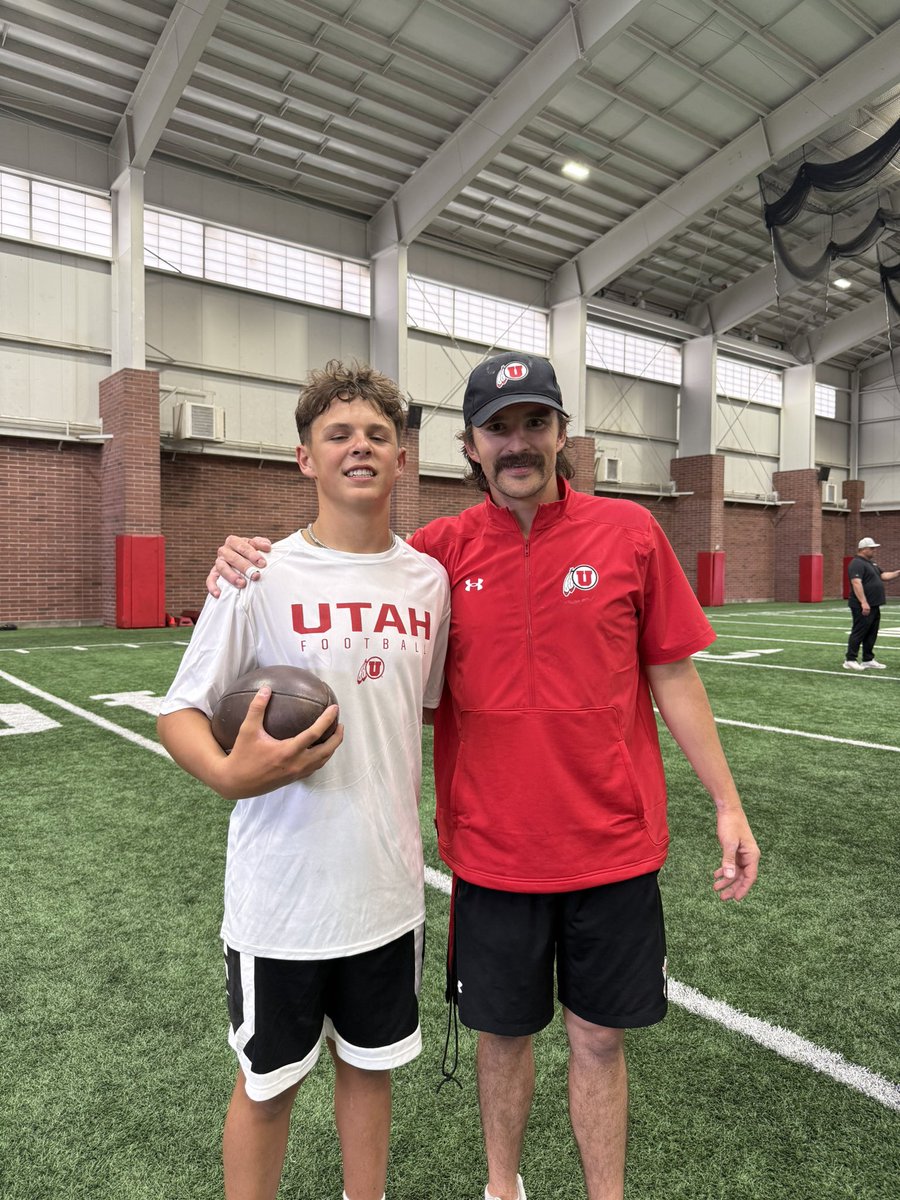 Tate Johnson (@tate_johnsonn) on Twitter photo Had a great time competing at <a href="/Utah_Football/">Utah Football</a> camp today! Thanks for the work <a href="/COACHKDJR/">Koy Detmer Jr.</a> and <a href="/lukebottari/">Luke Bottari</a>
<a href="/football_mtn/">Mountain View High School Football</a> <a href="/BrandonHuffman/">Brandon Huffman</a> <a href="/BlairAngulo/">Blair Angulo</a> <a href="/PrepRedzoneUT/">Prep Redzone Utah</a> <a href="/Andy_Pham1/">Andy</a> Had a great time competing at <a href="/Utah_Football/">Utah Football</a> camp today! Thanks for the work <a href="/COACHKDJR/">Koy Detmer Jr.</a> and <a href="/lukebottari/">Luke Bottari</a>
<a href="/football_mtn/">Mountain View High School Football</a> <a href="/BrandonHuffman/">Brandon Huffman</a> <a href="/BlairAngulo/">Blair Angulo</a> <a href="/PrepRedzoneUT/">Prep Redzone Utah</a> <a href="/Andy_Pham1/">Andy</a>