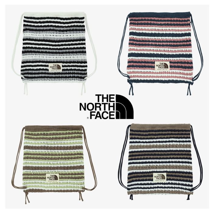 韓国the north faceのニットナップサック…….ᐟ🌱 このゆる具合がとても