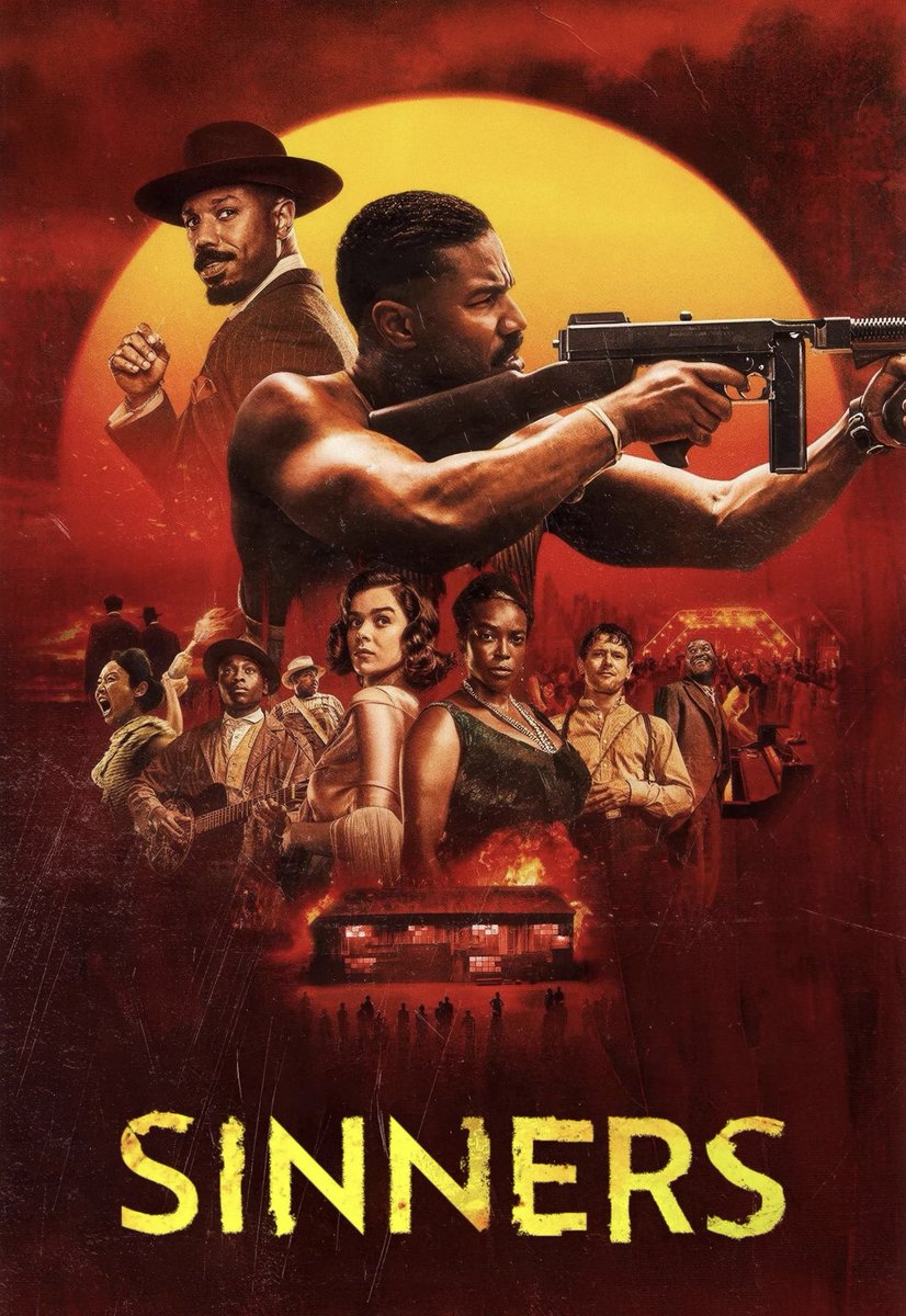 Rewatching “Sinners”, in part because I missed the first 10 minutes at the theater (I, uh…read the showtimes from the wrong theater), but also because I think it’s pretty damn good.