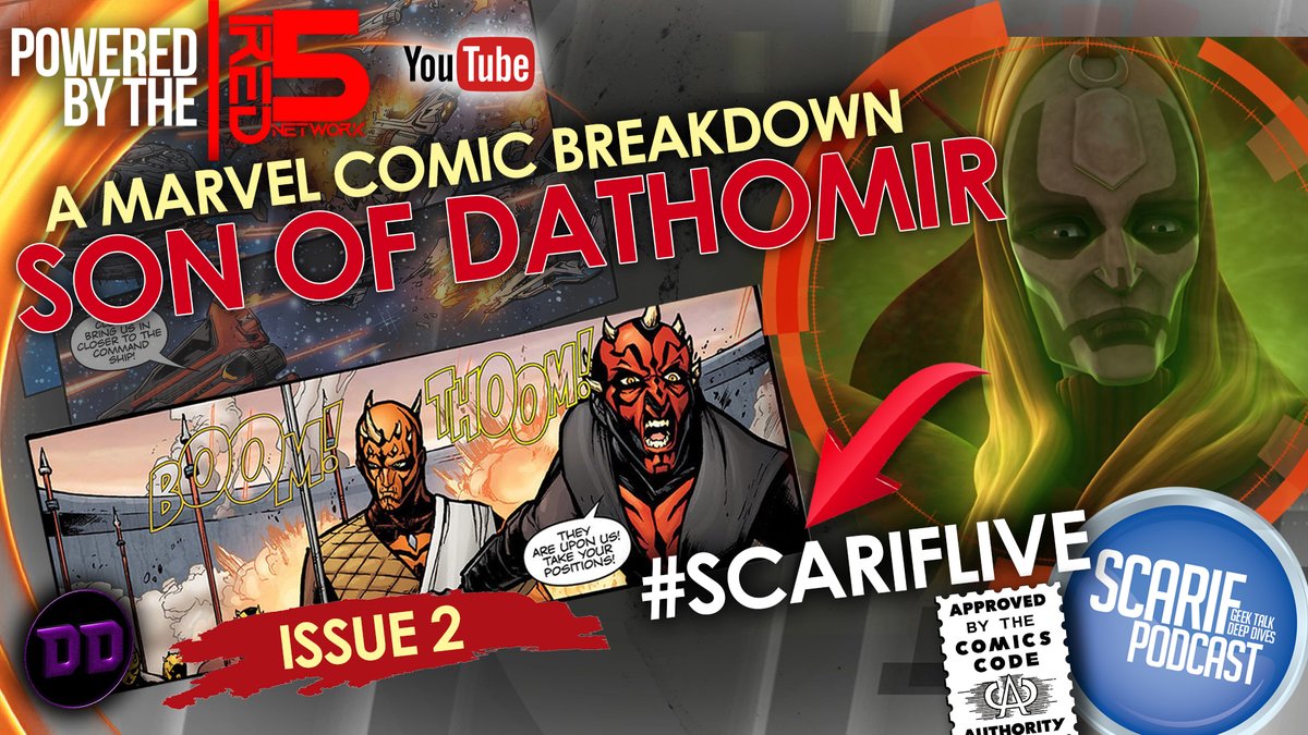 "Always Sunny On Scarif"😎 (@scarifpodcast) on Twitter photo Tomorrow night we continue with our #SonOfDathomir #ComicReview. Will you join us? <a href="/DingusDen/">The Dingus Den</a> joins us as usual! #ScarifLive Tomorrow night we continue with our #SonOfDathomir #ComicReview. Will you join us? <a href="/DingusDen/">The Dingus Den</a> joins us as usual! #ScarifLive