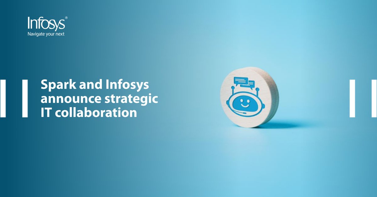 InfosysAusNZ's tweet image. Infosys is delighted to expand its trusted partnership with Spark NZ and help drive its digital evolution.
By leveraging the capabilities of #InfosysCobalt and #InfosysTopaz, this collaboration will accelerate Spark NZ’s strategy of enabling digital and AI-driven CX.
Find out how…