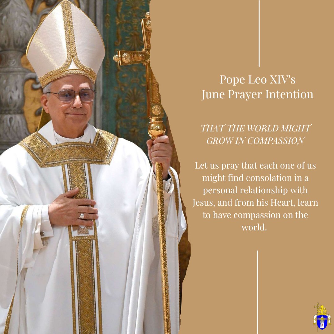 Pope Leo XIV has issued the first prayer intention of his papacy. During the month of June, the Pope has asked the faithful to pray that the world might grow in compassion.