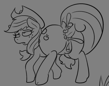 Fill 'er up! #mlp #mylittlepony #nsfw #applejack