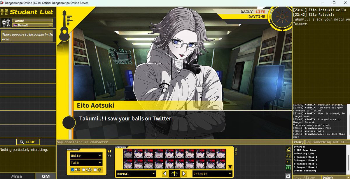 justfrowzy's tweet image. EVERYONE SHOULD BE PLAYING DANGANRONPA ONLINE