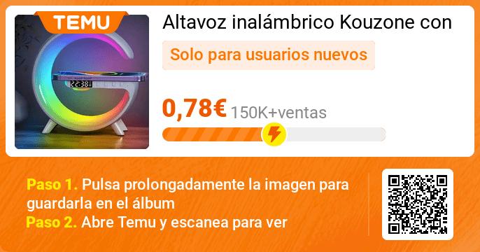 Chollos14's tweet photo. Altavoz inalámbrico con alarma de amanecer, luz de ritmo RGB, carga rápida - Sonido envolvente de mesa 5.1, control de botones, USB tipo C, para teléfonos inteligentes/tabletas, batería de polímero de litio de 300 mAh
🎉 Oferta:
👉 Link: https://t.co/GS7fbwfpkU https://t.co/59oY9Mv854