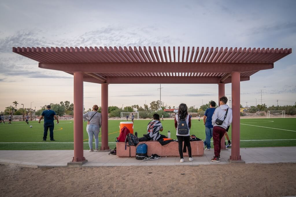 Masterplan &amp; Sports Complex La Paz, Baja California Sur, Mexico by CCA | Bernardo Quinzaños
Read more: amazingarchitecture.com/public-space/m…

#amazingarchitecture #PublicSpace