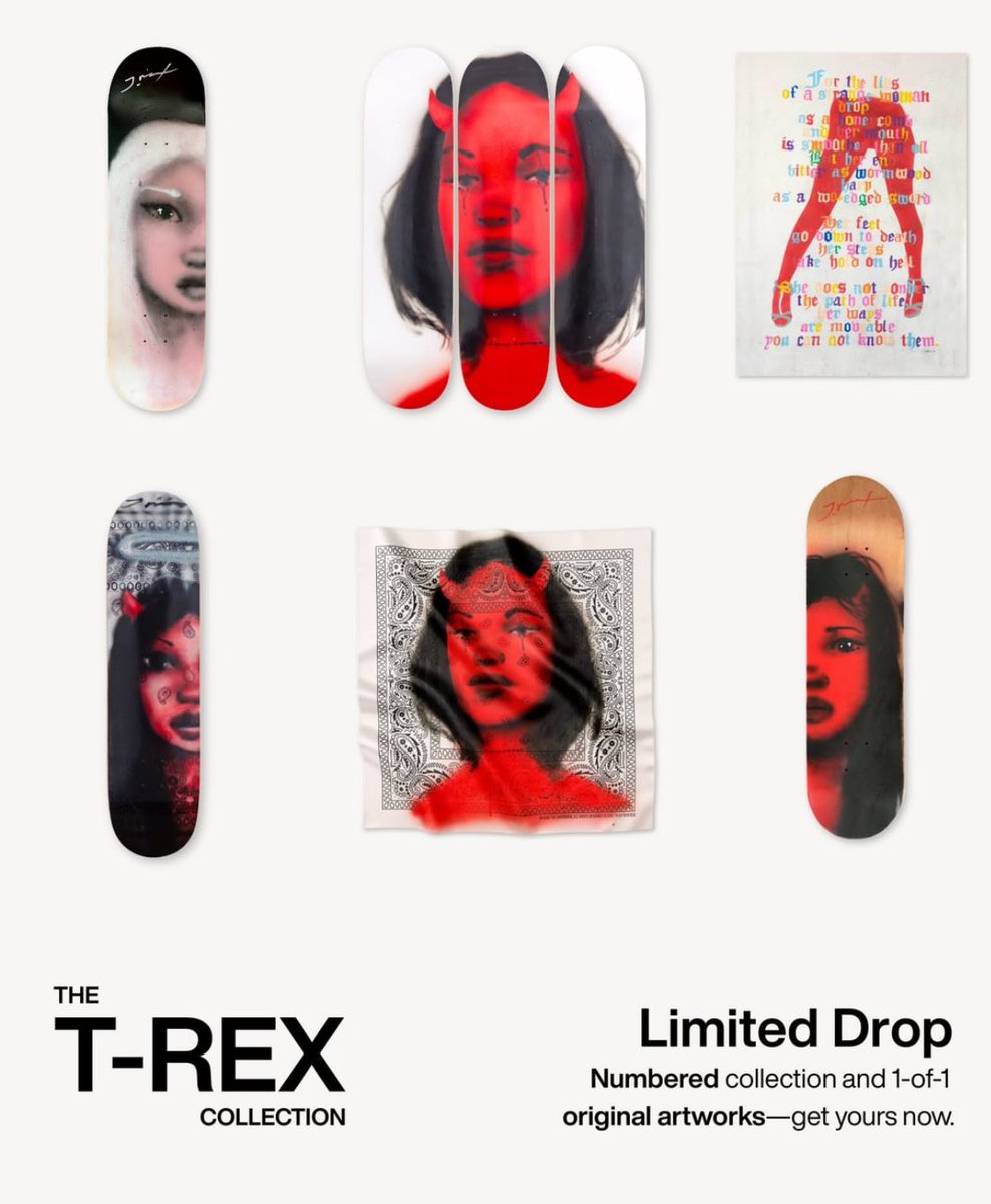 T-REX (@t_rexglobal) on Twitter photo My collaboration with <a href="/THESKATEROOM/">THE SKATEROOM</a> is available now !exclusively at
theskateroom.com/collections/t-… My collaboration with <a href="/THESKATEROOM/">THE SKATEROOM</a> is available now !exclusively at
theskateroom.com/collections/t-…