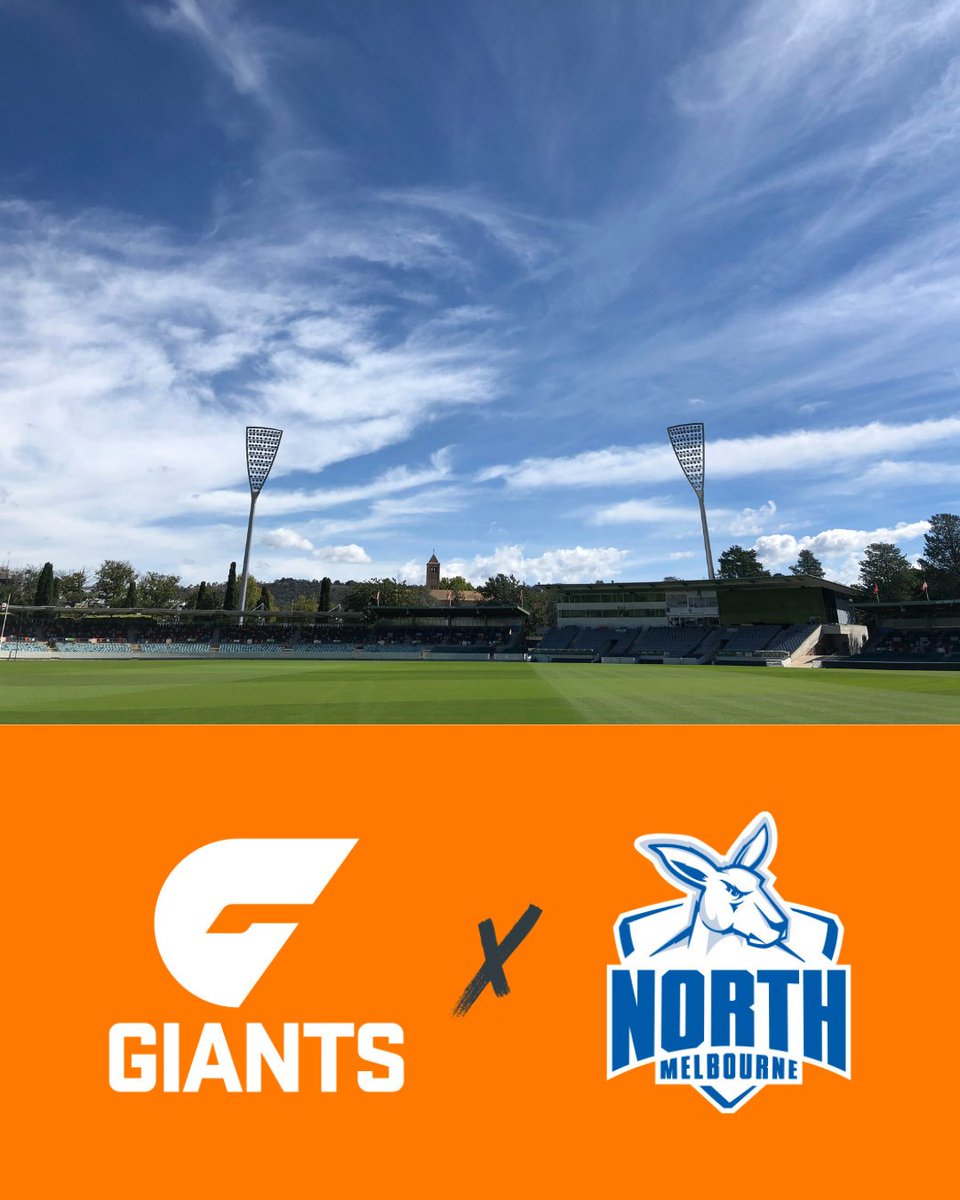 Manuka Oval (@manukaoval) on Twitter photo Thanks to all the fans who attended today’s game!
🔈 The next AFL match at Corroboree Group Oval Manuka is between the GIANTS and NORTH MELBOURNE on Sunday 10th August at 1:40pm. Tickets only through Ticketek: premier.ticketek.com.au/shows/Show.asp…
<a href="/GWSGIANTS/">GWS GIANTS</a> <a href="/NMFCOfficial/">North Melbourne FC</a> #AFL #canberra Thanks to all the fans who attended today’s game!
🔈 The next AFL match at Corroboree Group Oval Manuka is between the GIANTS and NORTH MELBOURNE on Sunday 10th August at 1:40pm. Tickets only through Ticketek: premier.ticketek.com.au/shows/Show.asp…
<a href="/GWSGIANTS/">GWS GIANTS</a> <a href="/NMFCOfficial/">North Melbourne FC</a> #AFL #canberra