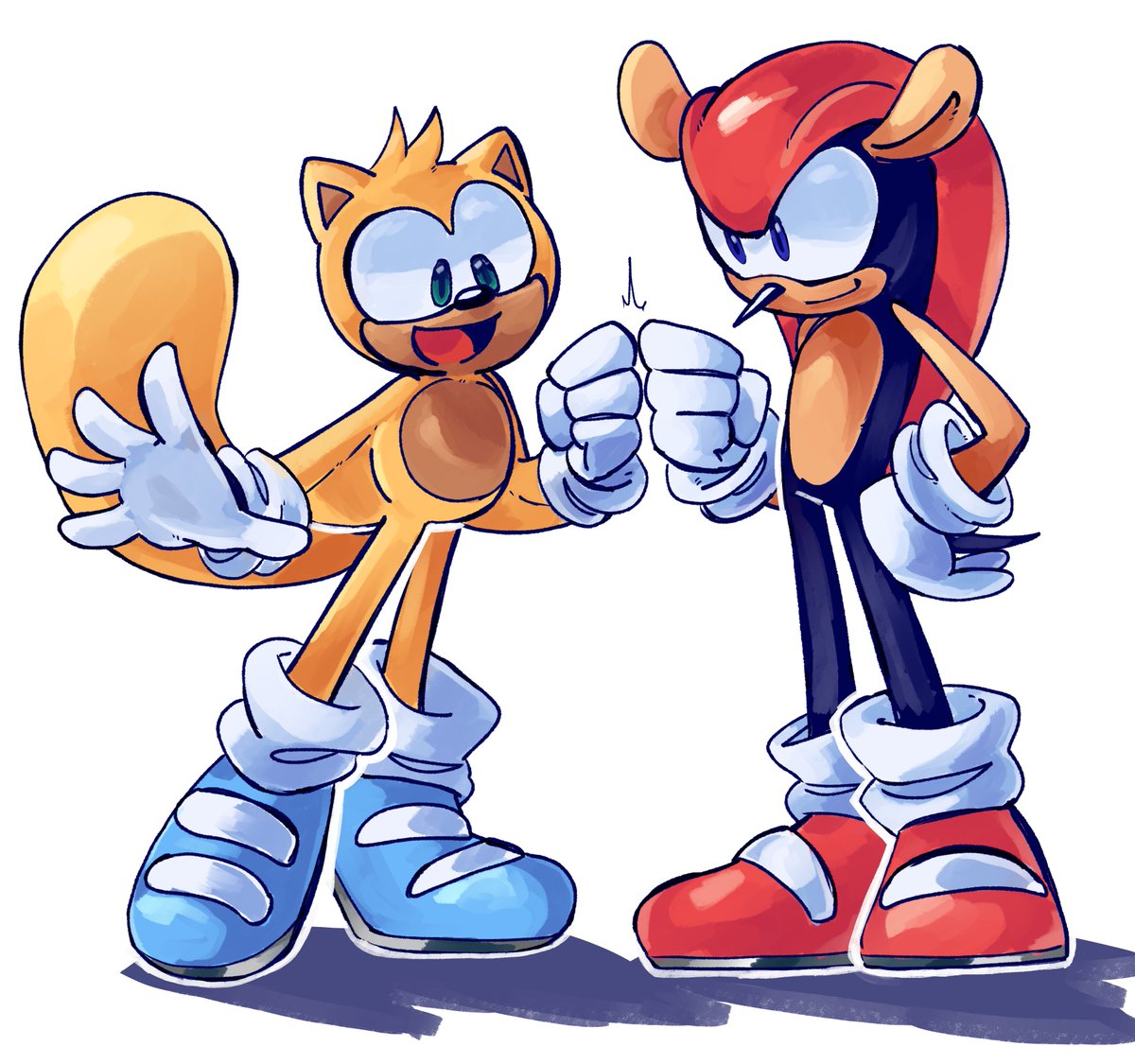 I need more Mighty and Ray...
#SonicTheHedgehog #mightythearmadillo #raytheflyingsquirrel