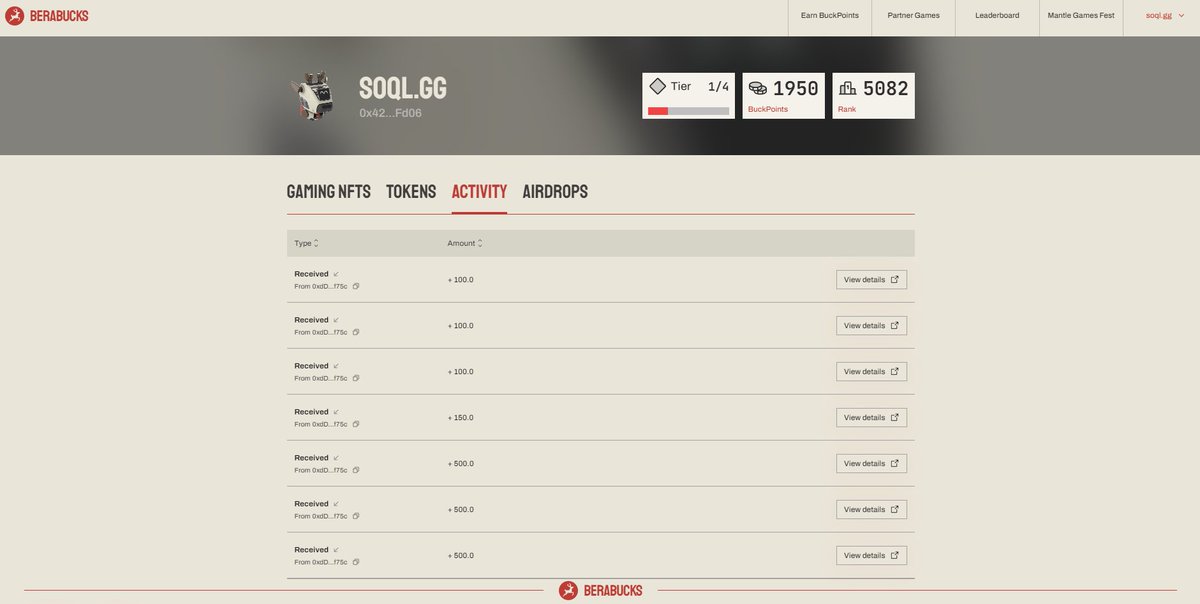 soql's tweet image. I managed to go through all the Getting Started quests and complete them without a hitch.
@YieldGuild @BeraBucks