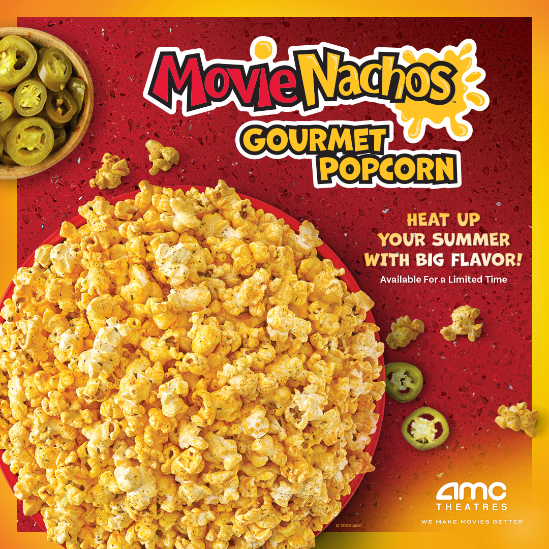 You cheddar believe that tomorrow's National Cheese Day is a hot time to know about AMC MovieNachos Gourmet Popcorn — our bold nacho cheese flavor. 🧀🎬🍿 Now popping at #AMCTheatres for a limited time! 
amc.film/4jyk5ZU