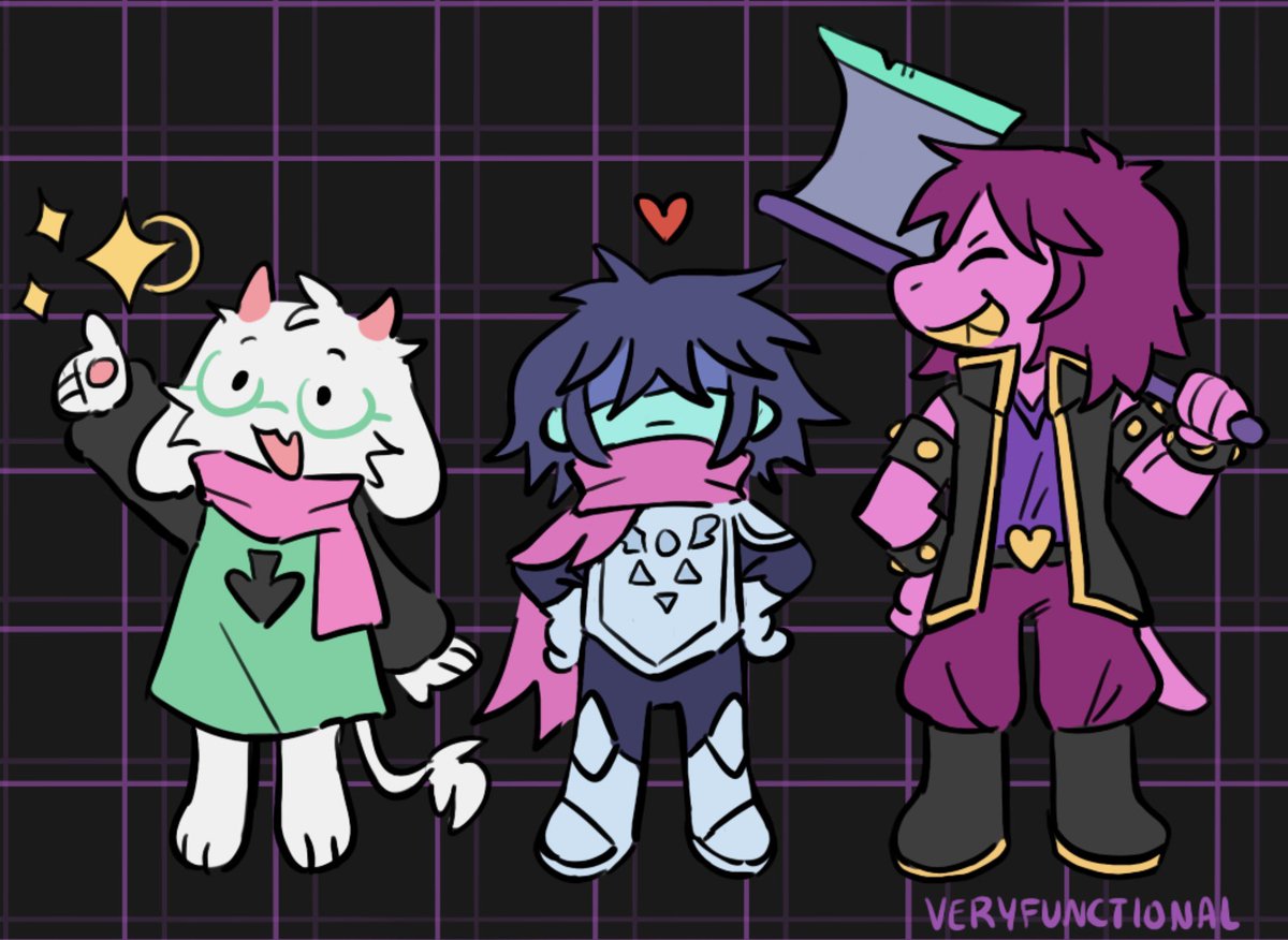 veryfunctional_'s tweet image. We will see them again….. tomorrow….. #deltarune #deltarunetomorrow #tobyfox #utdr
