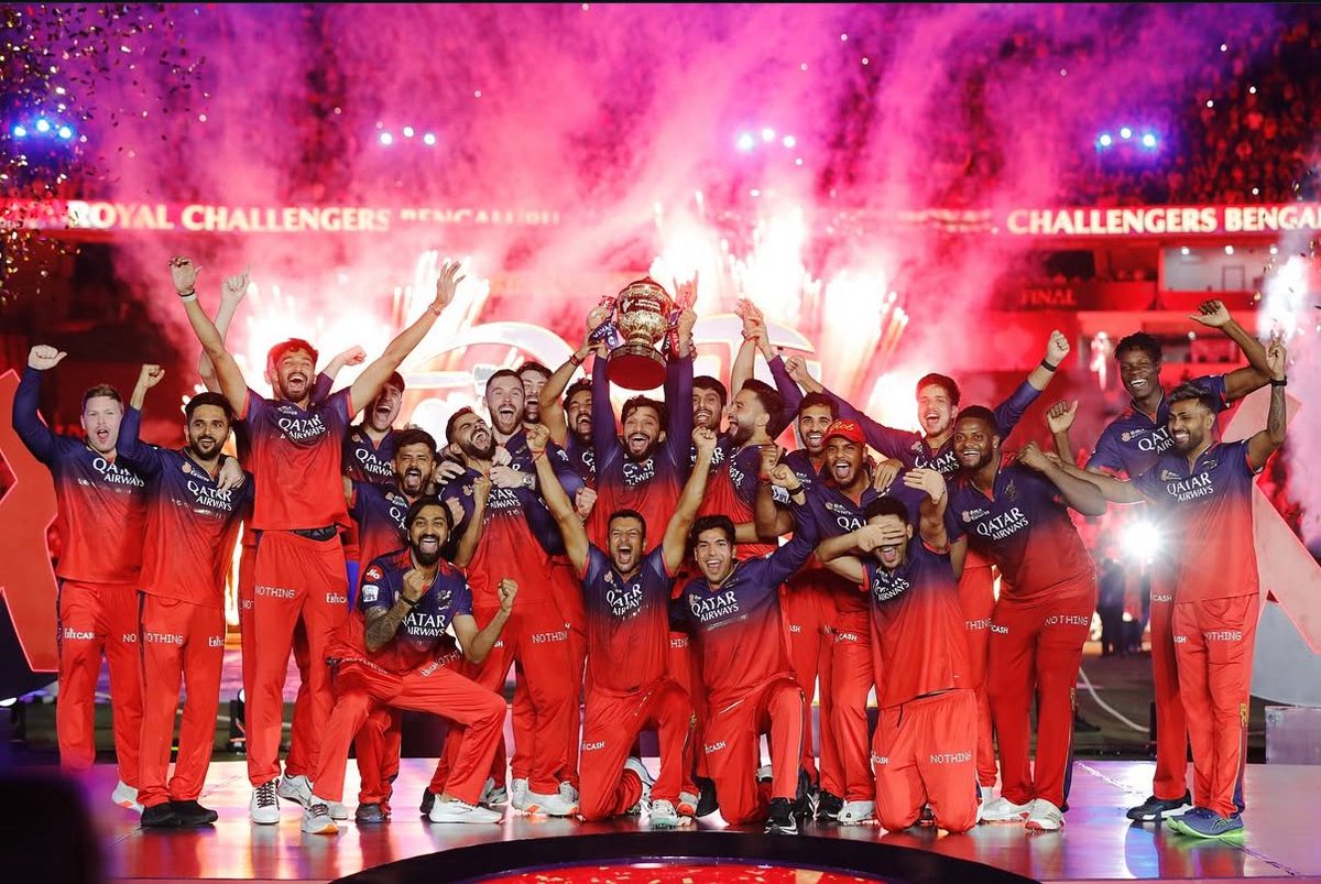 Rajat Patidar (@rrjjt_01) on Twitter photo This trophy is for all the RCB fans for the loyalty and love over the last 18 years ! Ee Sala Cup Namdu <a href="/RCBTweets/">Royal Challengers Bengaluru</a> 🏆♥️ This trophy is for all the RCB fans for the loyalty and love over the last 18 years ! Ee Sala Cup Namdu <a href="/RCBTweets/">Royal Challengers Bengaluru</a> 🏆♥️