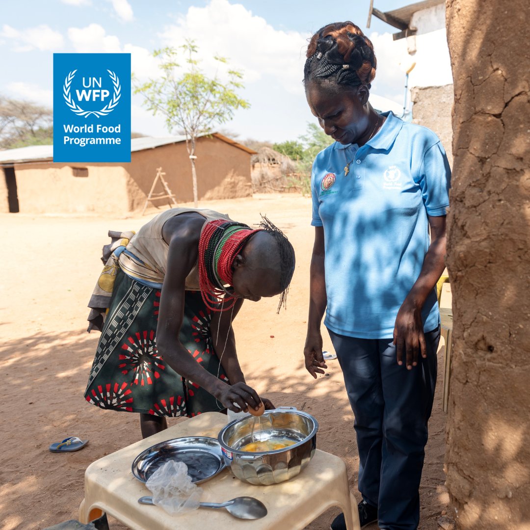 WFP in Kenya (@wfp_kenya) on Twitter photo Improving diets is a cost-effective means of preventing all forms of malnutrition.
With support from 🙏 <a href="/FranceinKenya/">FrenchEmbassyKenya</a>, <a href="/WFP/">World Food Programme</a> is training mothers and caregivers on the use of locally sourced ingredients to prepare foods rich in nutrients. Improving diets is a cost-effective means of preventing all forms of malnutrition.
With support from 🙏 <a href="/FranceinKenya/">FrenchEmbassyKenya</a>, <a href="/WFP/">World Food Programme</a> is training mothers and caregivers on the use of locally sourced ingredients to prepare foods rich in nutrients.