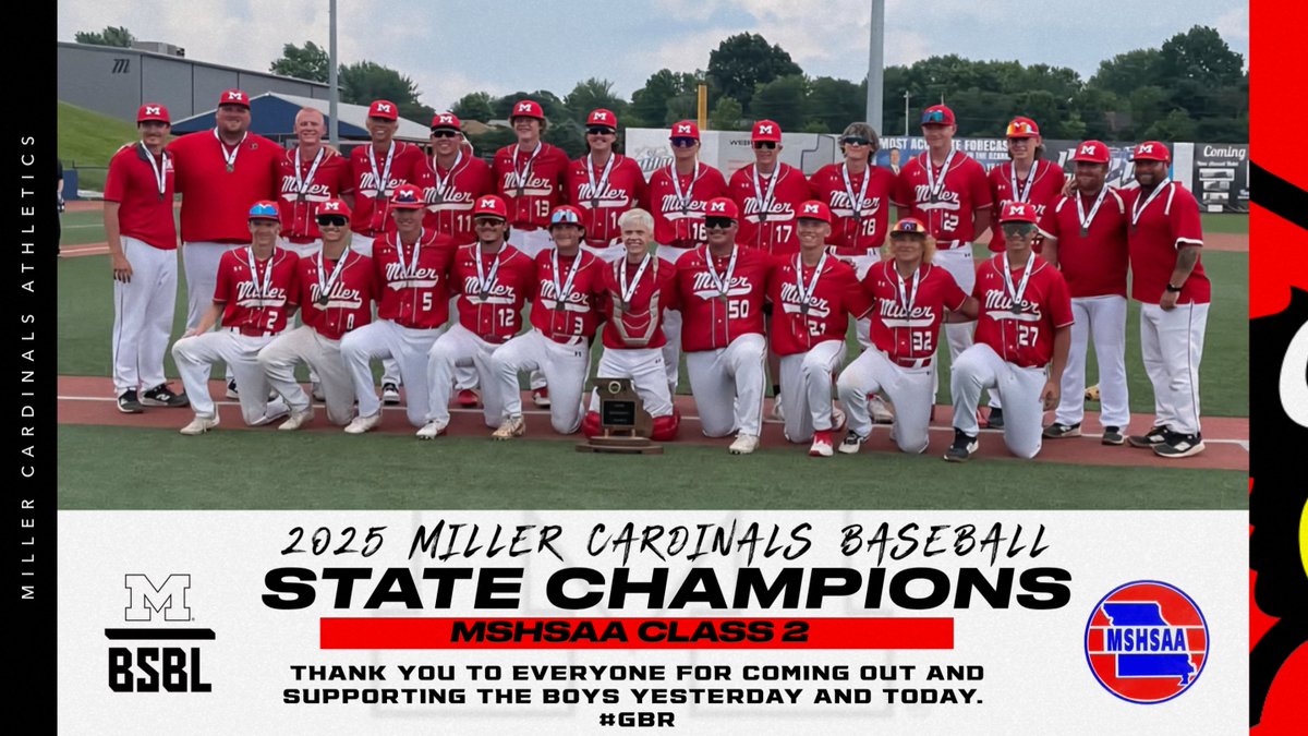 Miller Cardinals Baseball (@miller_cardsbb) on Twitter photo 