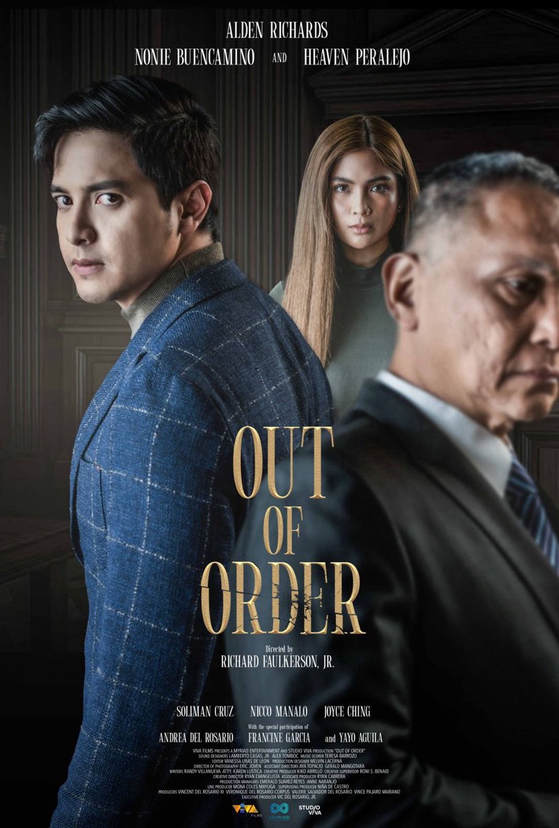 From in front of the camera to behind it 👏🏻

Asia’s Multimedia Star Alden Richards makes his bold leap into directing with ‘Out of Order’ — a film he also stars in and co-produces through his own company, Myriad, in partnership with Viva Films 🎥