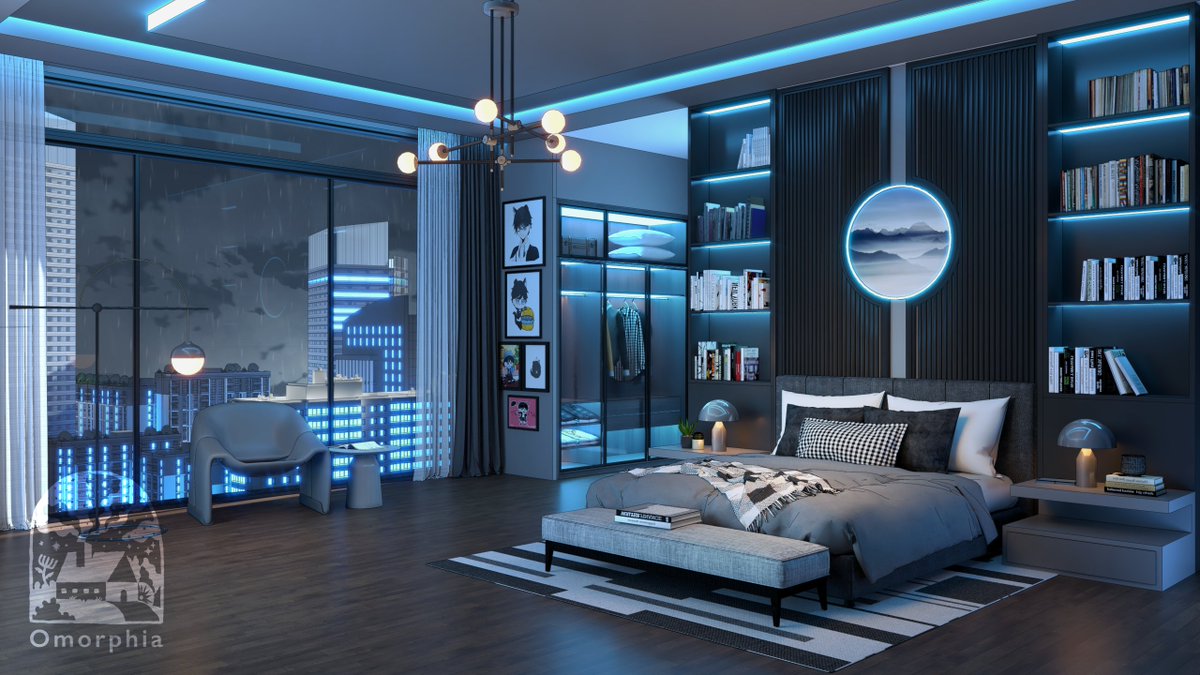 Mood: futuristic but make it homey. 🍃