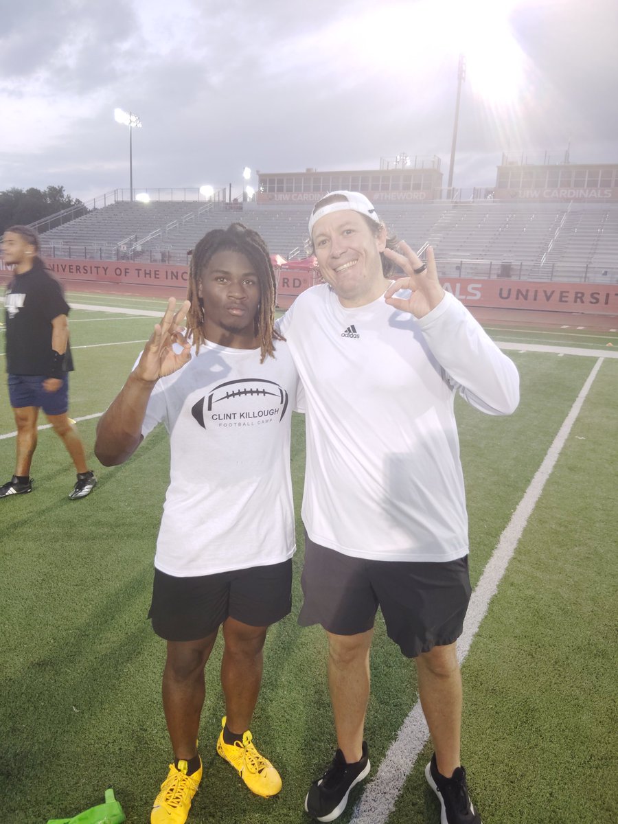 Xzavier Young *LB 2026 (@xzaiy15) on Twitter photo Thank you <a href="/CoachBennettUIW/">Coach Sam Bennett</a> for a great camp. Learned a lot and I'm going to take it into my senior year. I hope to come back to <a href="/UIWFootball/">UIW Football</a> again soon.
Ran a 4.48 40 today!!!!! #TheWord
<a href="/CoachFleen/">Coach Fleener</a> <a href="/CoachWardlaw/">Adam Wardlaw</a> <a href="/ForneyRecruits/">Forney Recruits</a> Thank you <a href="/CoachBennettUIW/">Coach Sam Bennett</a> for a great camp. Learned a lot and I'm going to take it into my senior year. I hope to come back to <a href="/UIWFootball/">UIW Football</a> again soon.
Ran a 4.48 40 today!!!!! #TheWord
<a href="/CoachFleen/">Coach Fleener</a> <a href="/CoachWardlaw/">Adam Wardlaw</a> <a href="/ForneyRecruits/">Forney Recruits</a>