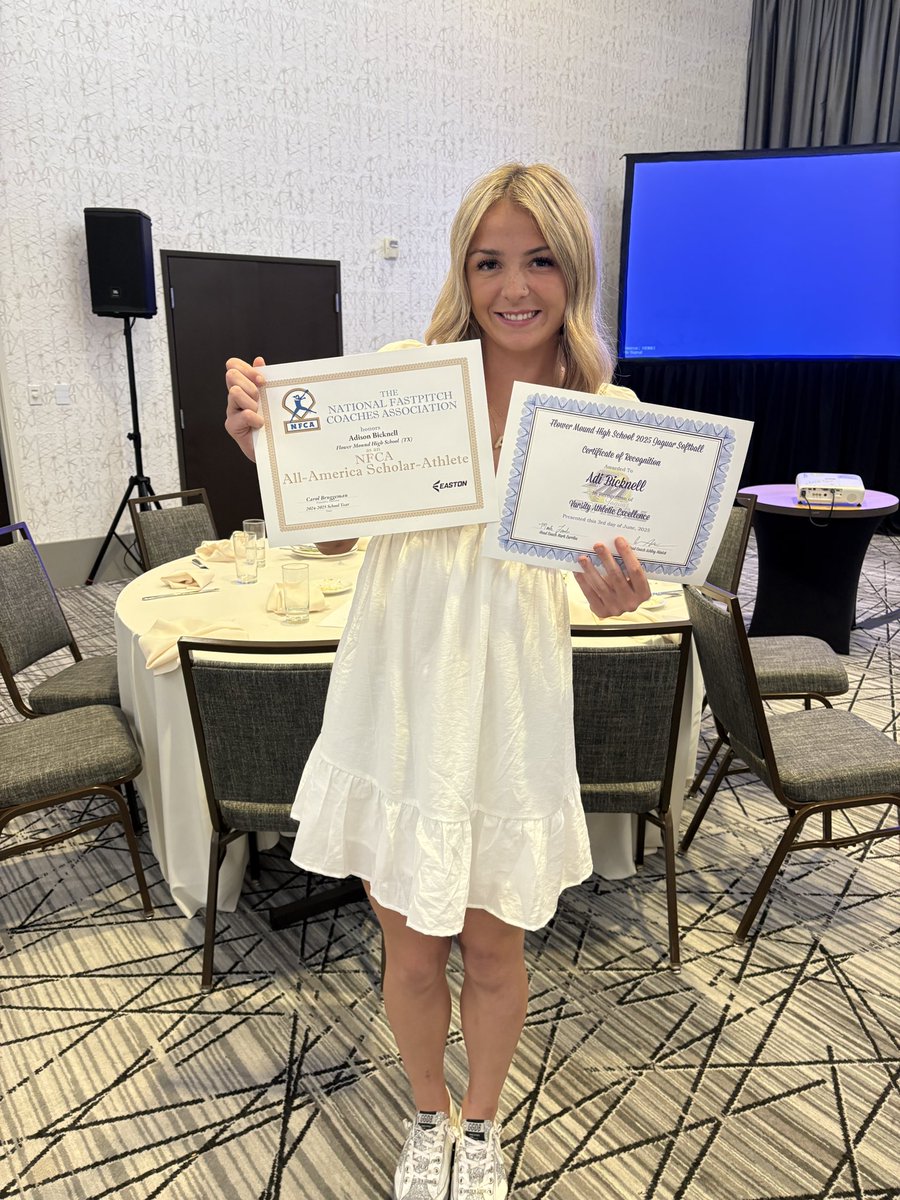 Adison Bicknell #18 “Adi B” (@adison_bicknell) on Twitter photo That’s a wrap for junior year. 2024-2025
District Co- Offensive player of the year
Flower Mound- Offensive player OTY
Flower Mound- Defensive player OTY
NFCA All American Scholar Athlete
All District academics
6A-D1 state semi finalists
Time for summer ball with my <a href="/TexasGlory/">Texas Glory</a> That’s a wrap for junior year. 2024-2025
District Co- Offensive player of the year
Flower Mound- Offensive player OTY
Flower Mound- Defensive player OTY
NFCA All American Scholar Athlete
All District academics
6A-D1 state semi finalists
Time for summer ball with my <a href="/TexasGlory/">Texas Glory</a>