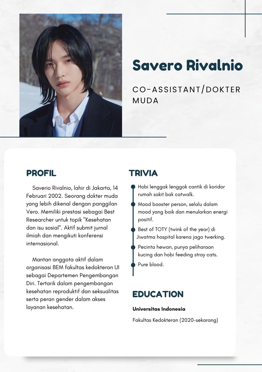 ㅤㅤㅤ
ㅤㅤㅤㅤ
𝙎𝙖𝙫𝙚𝙧𝙤 𝙍𝙞𝙫𝙖𝙡𝙣𝙞𝙤

ㅤㅤ