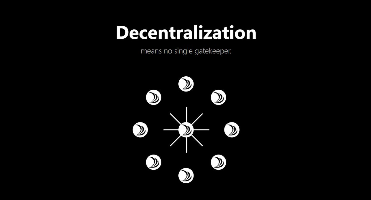 drazahprotocol's tweet image. Decentralization means no single gatekeeper.