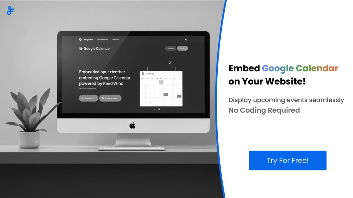 Easily Embed Google Calendar on Your Website!
Want to display your events seamlessly?
With #FeedWind, you can embed Google Calendar in just a few clicks—fully customizable and mobile-friendly! Get started in minutes!

#GoogleCalendar #EventManagement 

bit.ly/43CzZOC