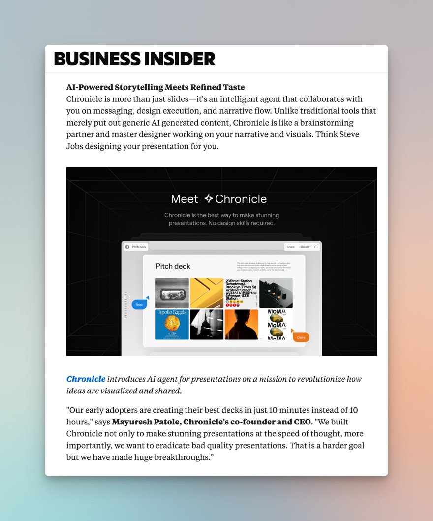 Chronicle_HQ's tweet image. 🚨 Public beta is now live 
Try for free at chroniclehq.com