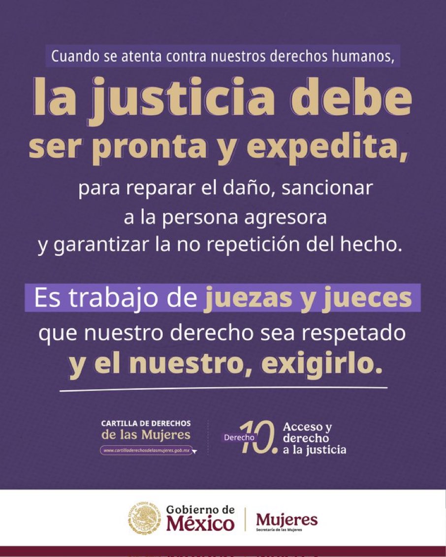 semujmorenacmx's tweet image. 🔴  “El acceso a la justicia es un derecho que tenemos que exigir.” @CitlaHM #SecretariaDeLasMujeres 

#VotaPoderJudicial2025mx