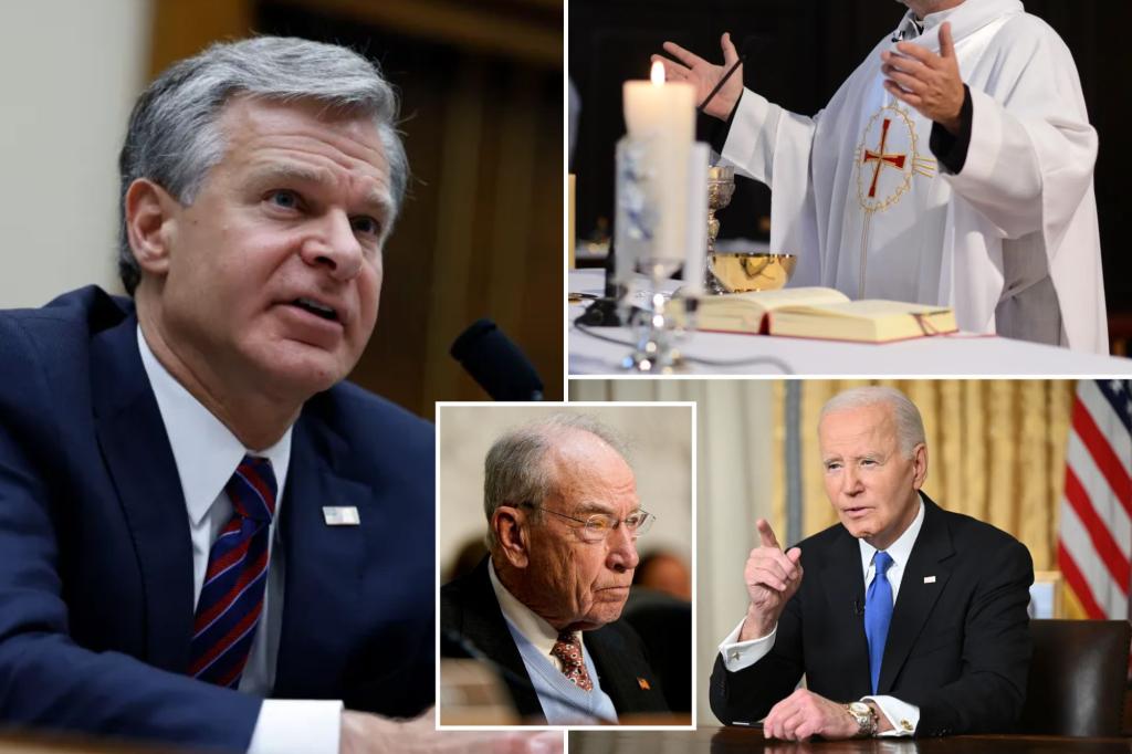 nypost's tweet image. Extent of FBI’s targeting of ‘radical traditionalist Catholics’ greater than Biden officials claimed, GOP senator reveals trib.al/YqpsOFO