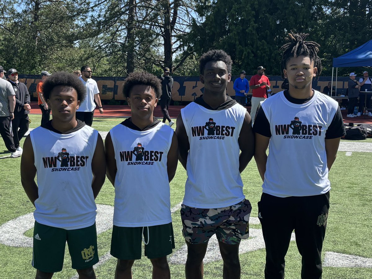 Zion Dysart (@ziondysart) on Twitter photo I am honored to be recognized as one of the top performers <a href="/nwbestshowcase_/">NW BEST</a> in Portland,OR along with my teammates <a href="/SethQuynEvans/">Seth Quyn Evans | 6'0" 175lbs</a> <a href="/ElijahDysart_5/">Elijah Dysart</a> <a href="/JPrice2027/">JaRon Price</a>. Thank you <a href="/lewisclarkfb/">Lewis & Clark Football</a> for hosting a great camp I had a great time! Article is linked below.
247sports.com/article/top-pe… I am honored to be recognized as one of the top performers <a href="/nwbestshowcase_/">NW BEST</a> in Portland,OR along with my teammates <a href="/SethQuynEvans/">Seth Quyn Evans | 6'0" 175lbs</a> <a href="/ElijahDysart_5/">Elijah Dysart</a> <a href="/JPrice2027/">JaRon Price</a>. Thank you <a href="/lewisclarkfb/">Lewis & Clark Football</a> for hosting a great camp I had a great time! Article is linked below.
247sports.com/article/top-pe…