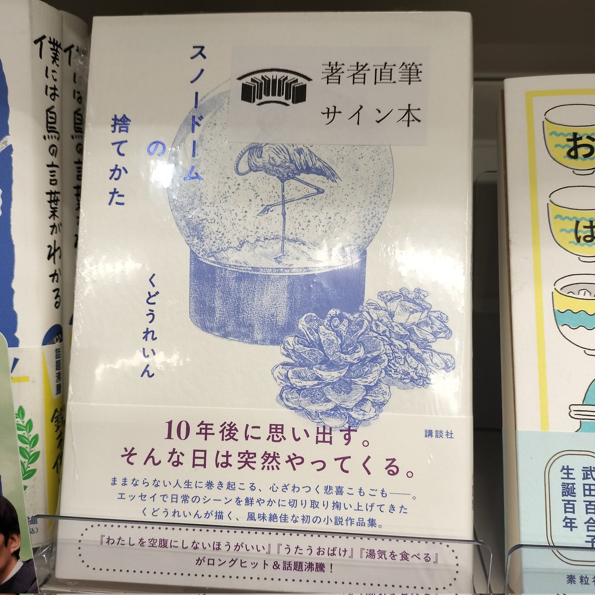 📢&lt;&lt;サイン本情報
2025.06.04

くどうれいんさん（<a href="/0inkud0/">くどうれいん</a>）の最新作『スノードームの捨て方』は、くどうれいんさん初の小説集になります✨✨
装丁がとっても素敵な一冊🫶本棚に置きたいっ📚️

#スノードームの捨て方 #くどうれいん #講談社 
#どうせ買うならサイン本
