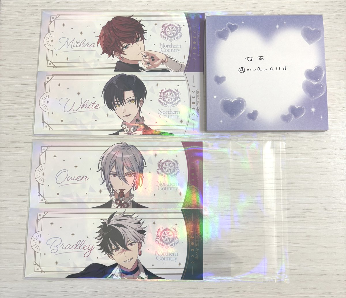 【交換】まほやく アニメイトフェア特典
5.5周年 Formal grace クリアカード

譲》アーサー.カイン.ルチル.ラスティカ.シノ.ネロ.ミスラ.ブラッドリー.オーエン.スノウ.ホワイト

求》同種ムル＞シャイロックor定価

郵送交換or名古屋手渡し
纏めての方優先
お気軽にお声がけ下さい𓂃 𓈒𓏸