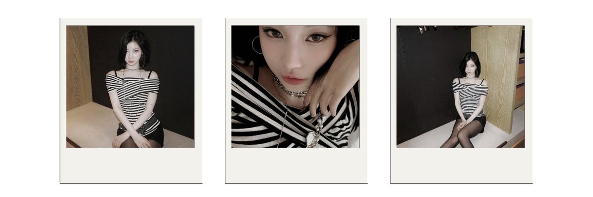 ▷3/3, 𓆸...
그래픽 스트라이프와 반짝이는 악센트로
장식된 저는 현대적인 시크함과 클래식한
매력이 세련되게 어우러진 부인할 수 없는
매력을 느꼈습니다.
⠀⠀⠀⠀⠀⠀⠀⠀⠀⠀⠀⠀⠀⠀⠀⠀ ﹏﹏﹏﹏❤︎