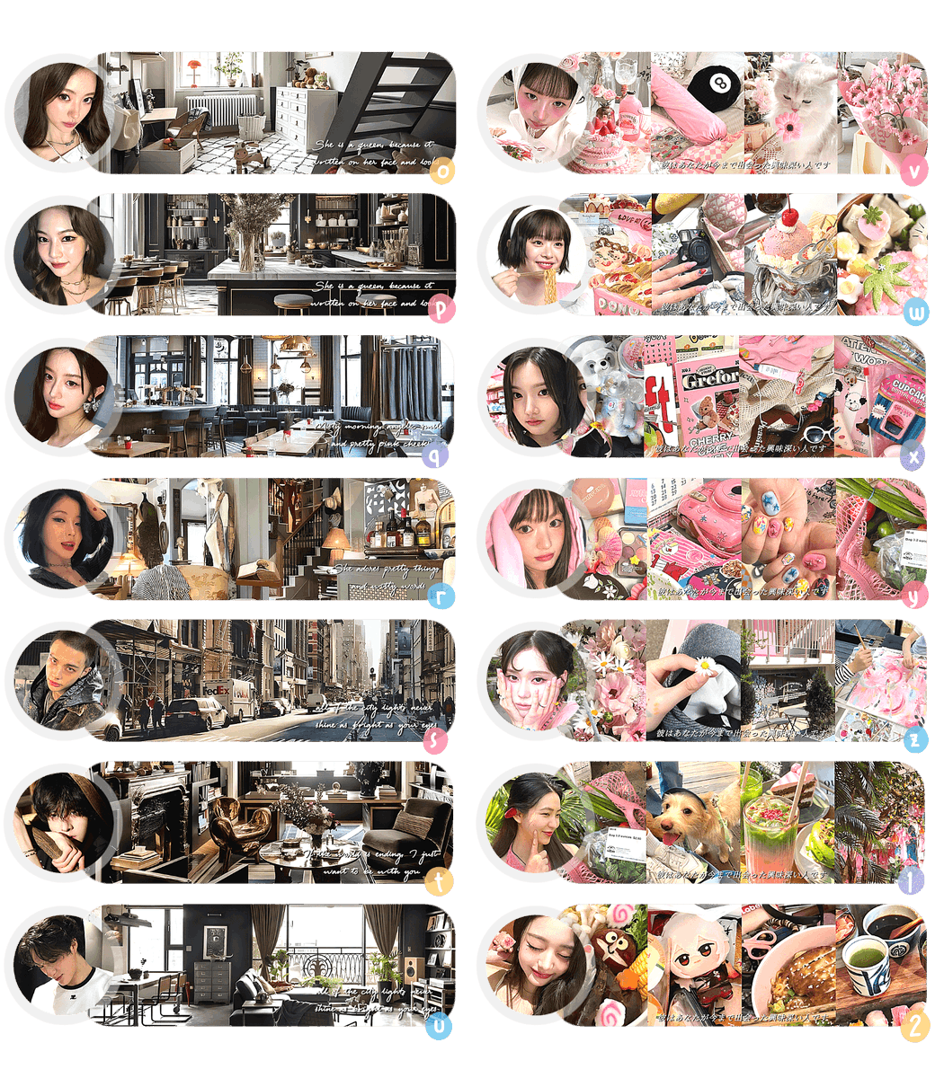 help repost ini yah, maaci banyak! ❤️

halo, aku ada 64 ready stock layout scenery with text &amp; moodie basic BUY 1 GET 1 dengan price 4k - 6k nih! untuk details nama muse ada di alt ya! dm nya ke <a href="/sekbeir/">Altheara! Layout on pinned. 🐈</a> aja! ❤️

#zonauang