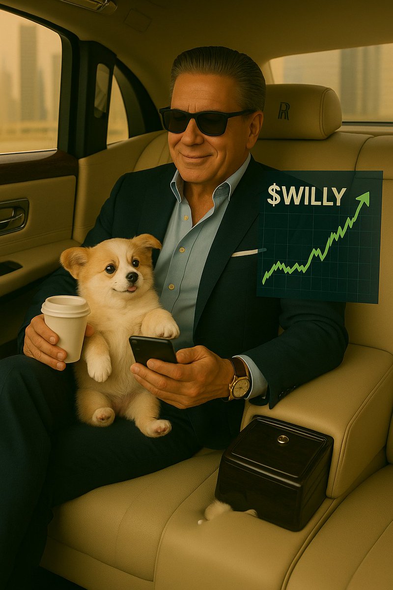 <a href="/gordongekko/"></a> Pullin’ up to the office with this pup sitting on your lap like the market’s emotional support.

fix the market? start with $WILLY.

CA: JBFqn8FerzEmmmE3yoBbVDdJZS8Rz3hjxitYDenWpump