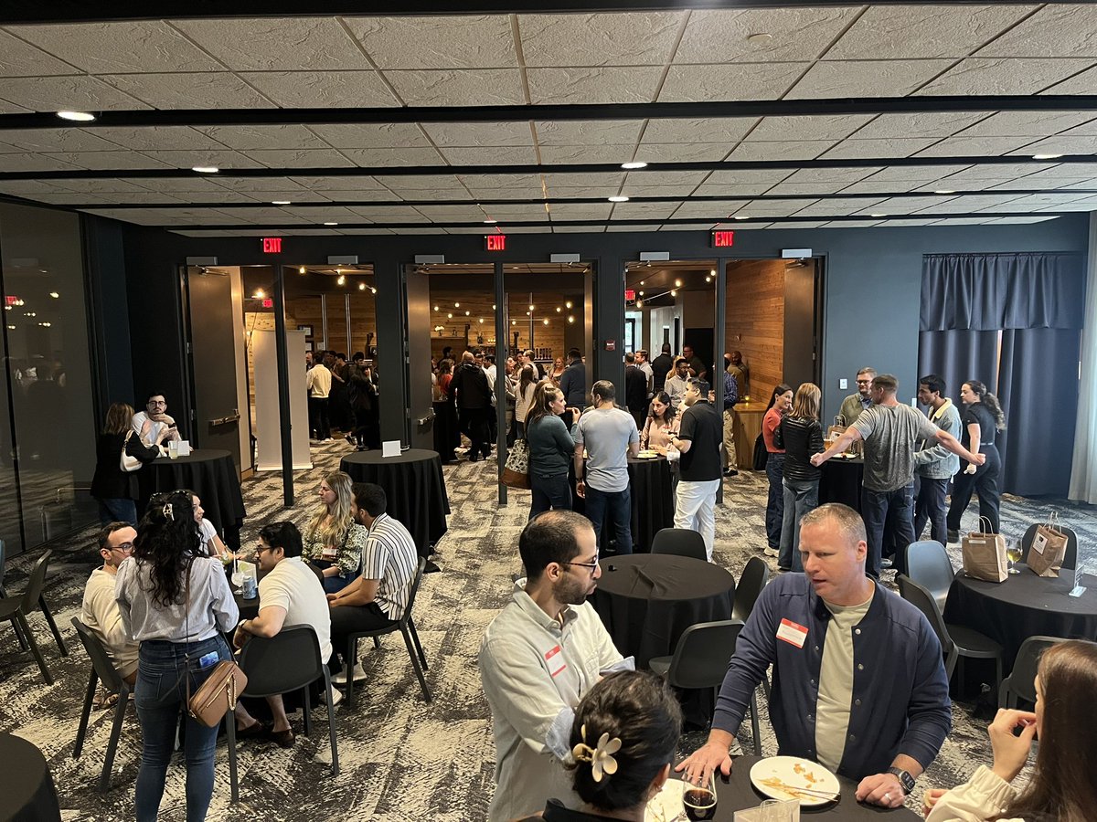 UMN_CCCEdSummit's tweet image. Kickoff networking event @surlybrewing tonight for #CCCES25 is lit🔥! Nothing is more fun than 🤝and 🫂 with 🍢🍔🧀🍻! Much gratitude to our sponsor @angiodynamics See y’all tomorrow! 👀