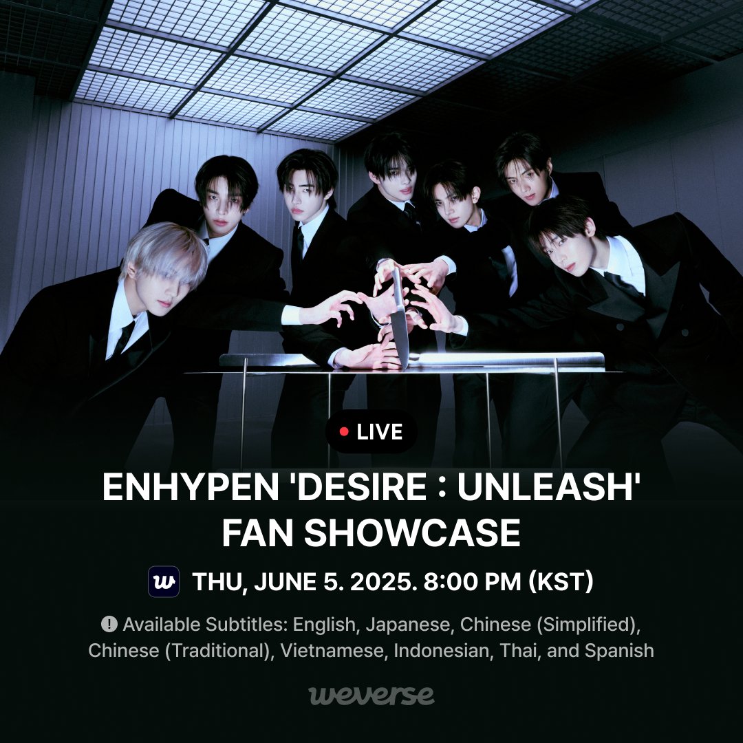 Weverse_LIVE] ENHYPEN 'DESIRE : UNLEASH' FAN SHOWCASE The serpent