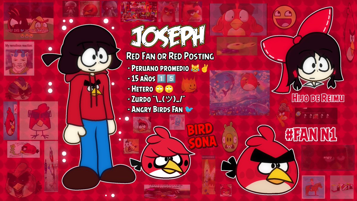 RedFanArts's tweet image. Referencia definitiva para dibujar a mi sona Joseph + unos extras y mi Birdsona