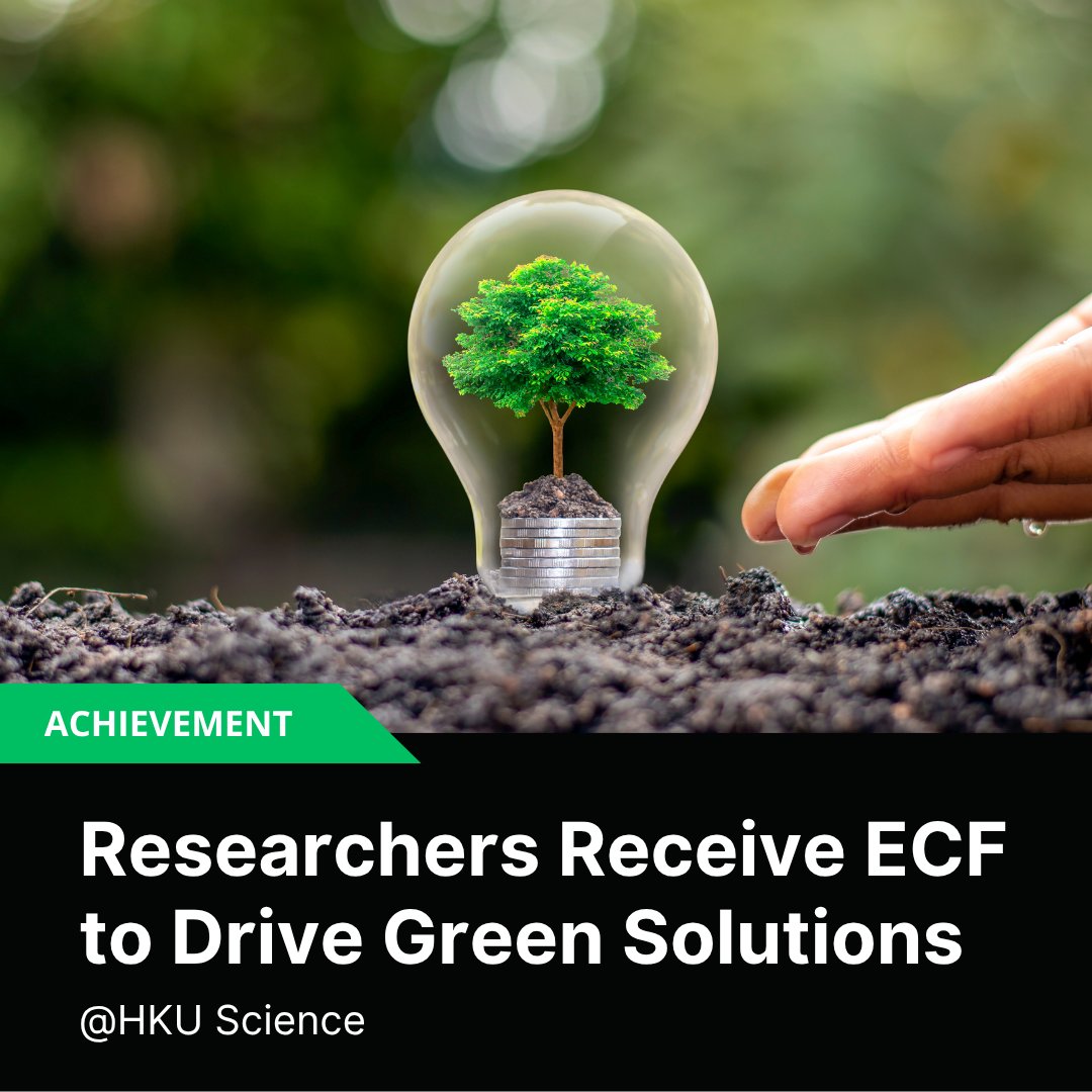 [Achievement: Driving innovative green solutions]
In the latest announcement of the Environment and Conservation Fund (ECF) , our Faculty has secured over HK$4.8 million under the ‘Research and Development Projects’ scheme.
A summary of the approved fund: t.ly/B-a--
