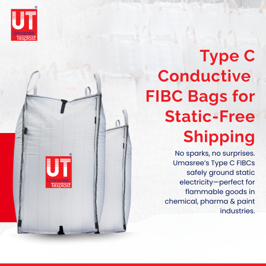 UmasreeTexplast's tweet photo. Got static-sensitive stuff to ship? Umasree’s Conductive Type C Bags ground that danger—literally. Explore the safest option here: https://t.co/TDpS3Rr4Pe
#TypeCBags #StaticSafe #FIBCSafety https://t.co/vVLlHEotVs