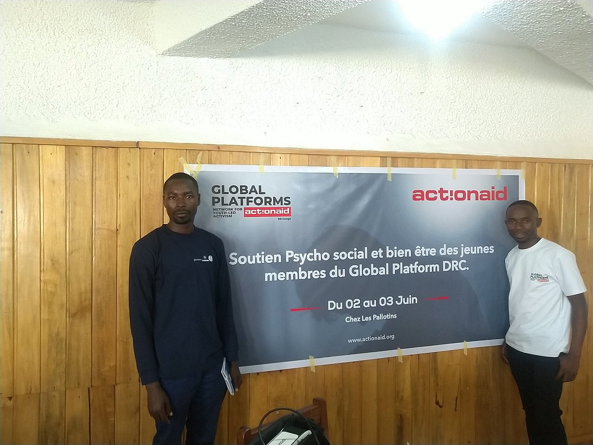 ShukuruHonore's tweet image. Après les moments de crise, il était vraiment très important qu&apos;on un soutien psychosocial pour nous raffraîchir mais aussi apprendre comment assister les personnes victimes de stress et traumatisme. Merci @actionaid et @GlobalPlatforDRcongo.