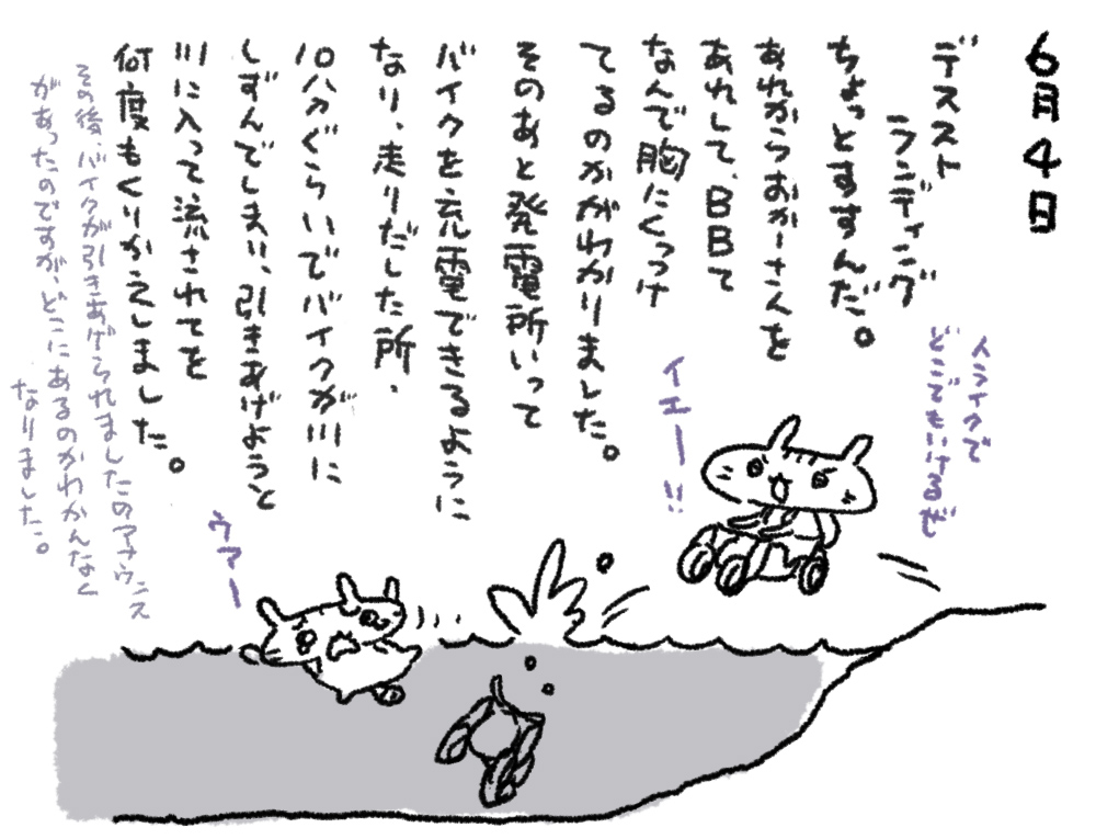 以降バイク無いままです。 
