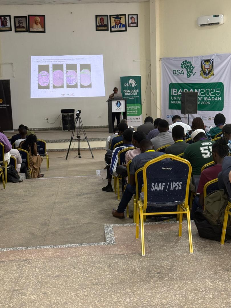 Makerere AI Health Lab (@ai_healthlabmak) on Twitter photo Proud to have our team represented at #DSA2025!
Our Lab Lead, Dr. <a href="/RoseNakasikiire/">Rose Nakasi Kiire</a>, serves as Program Chair, and our Technical Lead, <a href="/snsumba/">solomon nsumba</a>, spotlighted our flagship <a href="/Ocular_Project/">Ocular</a> showcasing the future of affordable malaria diagnostics in settings with limited lab personnel. Proud to have our team represented at #DSA2025!
Our Lab Lead, Dr. <a href="/RoseNakasikiire/">Rose Nakasi Kiire</a>, serves as Program Chair, and our Technical Lead, <a href="/snsumba/">solomon nsumba</a>, spotlighted our flagship <a href="/Ocular_Project/">Ocular</a> showcasing the future of affordable malaria diagnostics in settings with limited lab personnel.