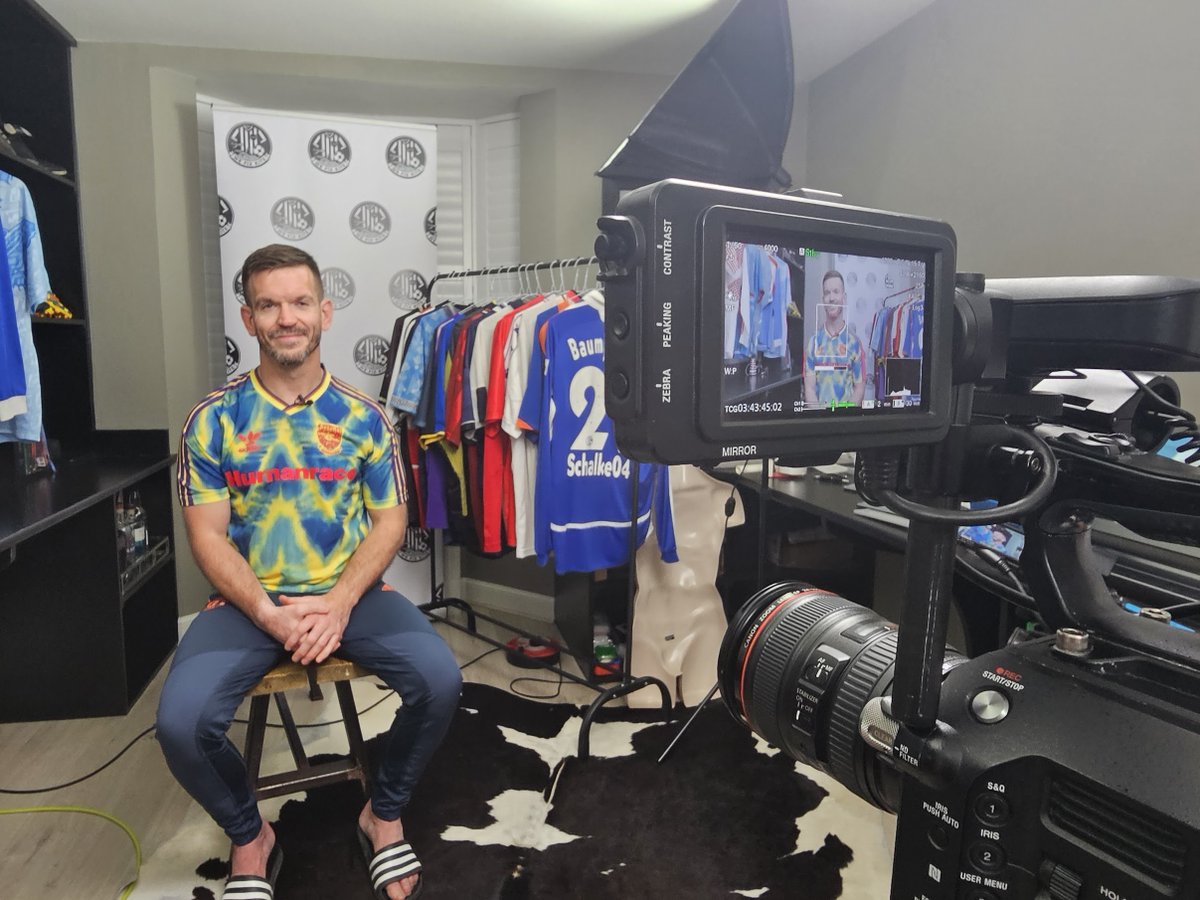 This time last year, shooting episode 1 of The Passion Project with Will from <a href="/WeFixKits/">We Fix Kits</a> 

Watch here:
youtube.com/watch?v=ou7wX1…

Other Episodes: youtube.com/@thepassionpro…

#Documentary #footballshirtrestoration #classicfootballshirts