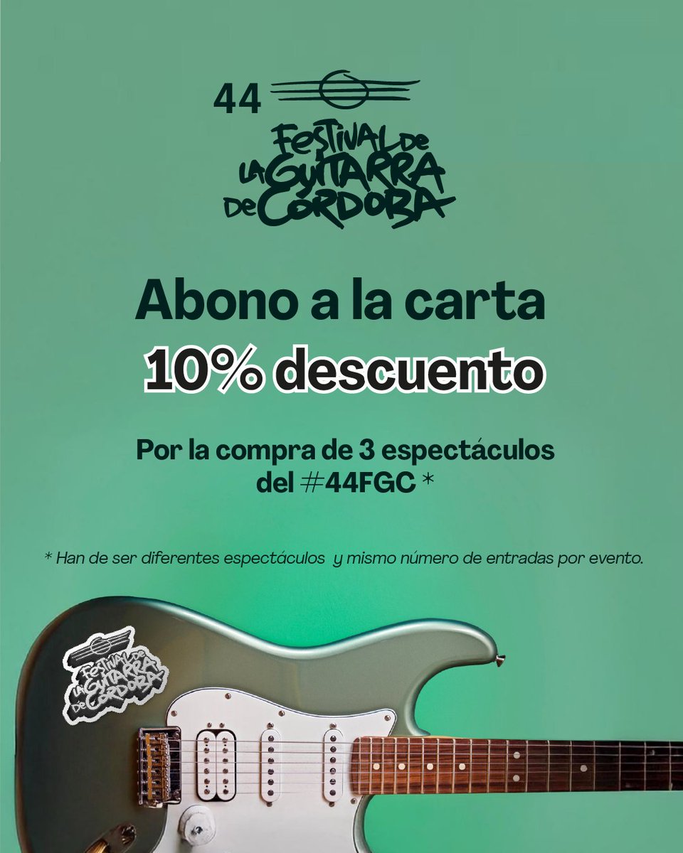🔥Vega con su nuevo trabajo 𝕀𝕘𝕟𝕚𝕤 llega a Córdoba para arder contigo en el #44FGC .

📅 El próximo 6 de julio en el escenario del Gran Teatro disfrutaremos de un concierto íntimo, único e inolvidable, sin duda.

💿 Entradas en👉 guitarracordoba.es

#GuitarraCórdoba