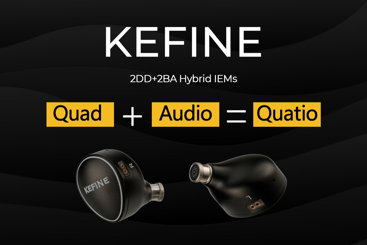 🎵𝐏𝐞𝐫𝐟𝐞𝐜𝐭 𝐐𝐮𝐚𝐫𝐭𝐞𝐭, 𝐉𝐮𝐬𝐭 𝐅𝐨𝐫 𝐘𝐨𝐮~🫵
Our KEFINE Quatio blends "Quad" (four) + "Audio" into a harmonious masterpiece!🍀

📢See you next week~🤨

#KEFINE #Quatio #QuadAudio #IEM #PerfectHarmony #audio #music #hifi