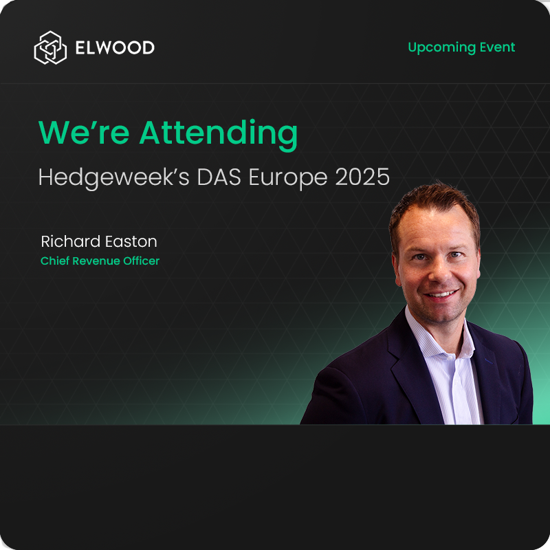 🇬🇧 Elwood Technologies will be at Hedgeweek's Digital Assets Summit Europe on June 5th, 2025 at etc.venues County Hall in London.

Attending from our team:

Richard Easton - Chief Revenue Officer

If you are attending, feel free to reach out - we would love to connect.