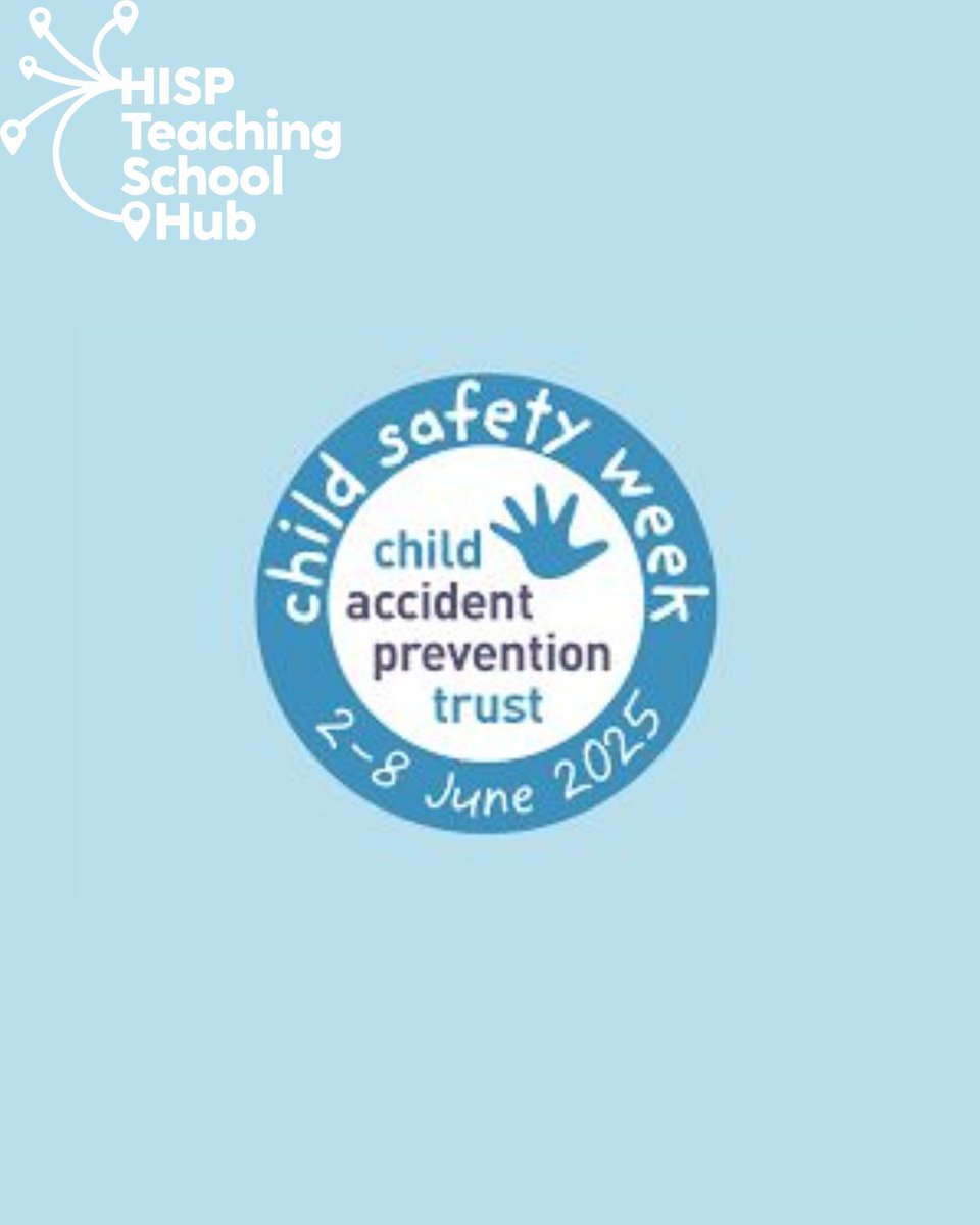 HISP Teaching School Hub is proud to support Child Safety Week, led by the Child Accident Prevention Trust.

They are sharing useful information and resources throughout the week.
Find out more at: capt.org.uk/child-safety-w…

#ChildSafetyWeek #SafetyIsForSharing