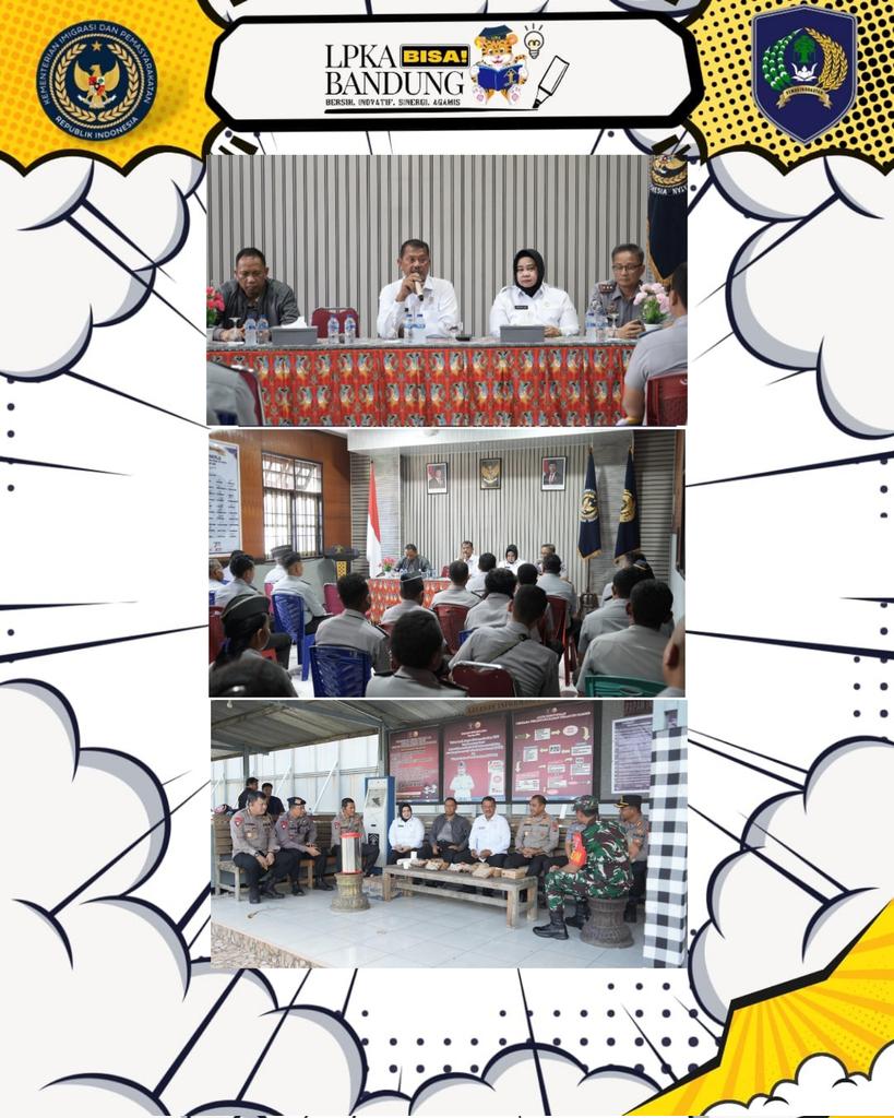 lpka_bdg's tweet photo. Nabire, INFOPAS- Direktur Jendral Pemasyarakatan (Dirjenpas), Mashudi, langsung sambangi 3 (tiga) petugas Lapas Nabire yang terluka saat  terjadinya peristiwa pemukulan  oleh warga binaan. https://t.co/4JbOdbbgvl
